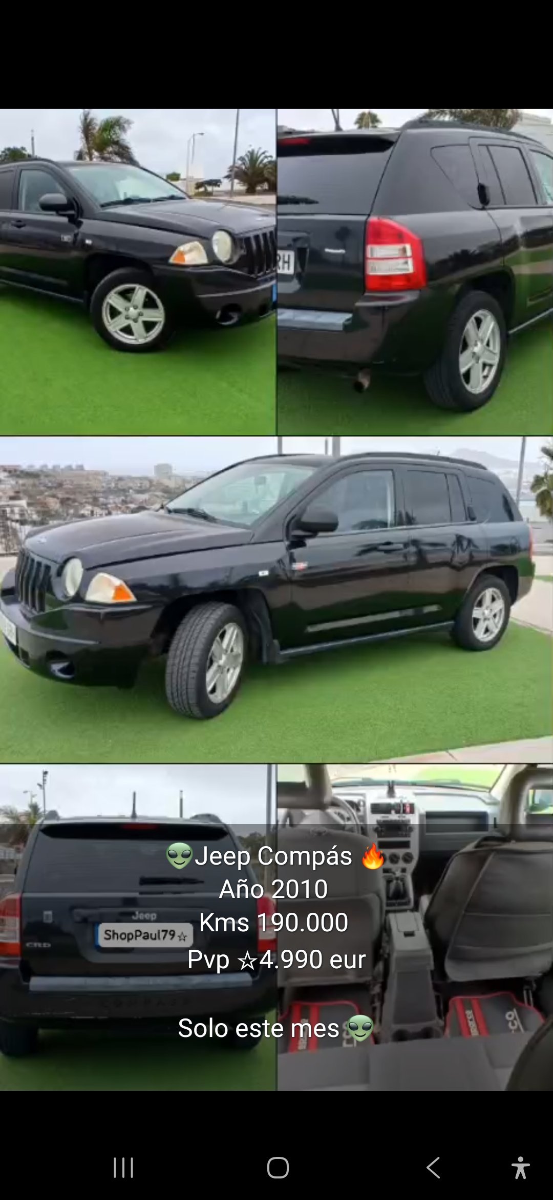 Jeep Compáss 2009 de segunda mano